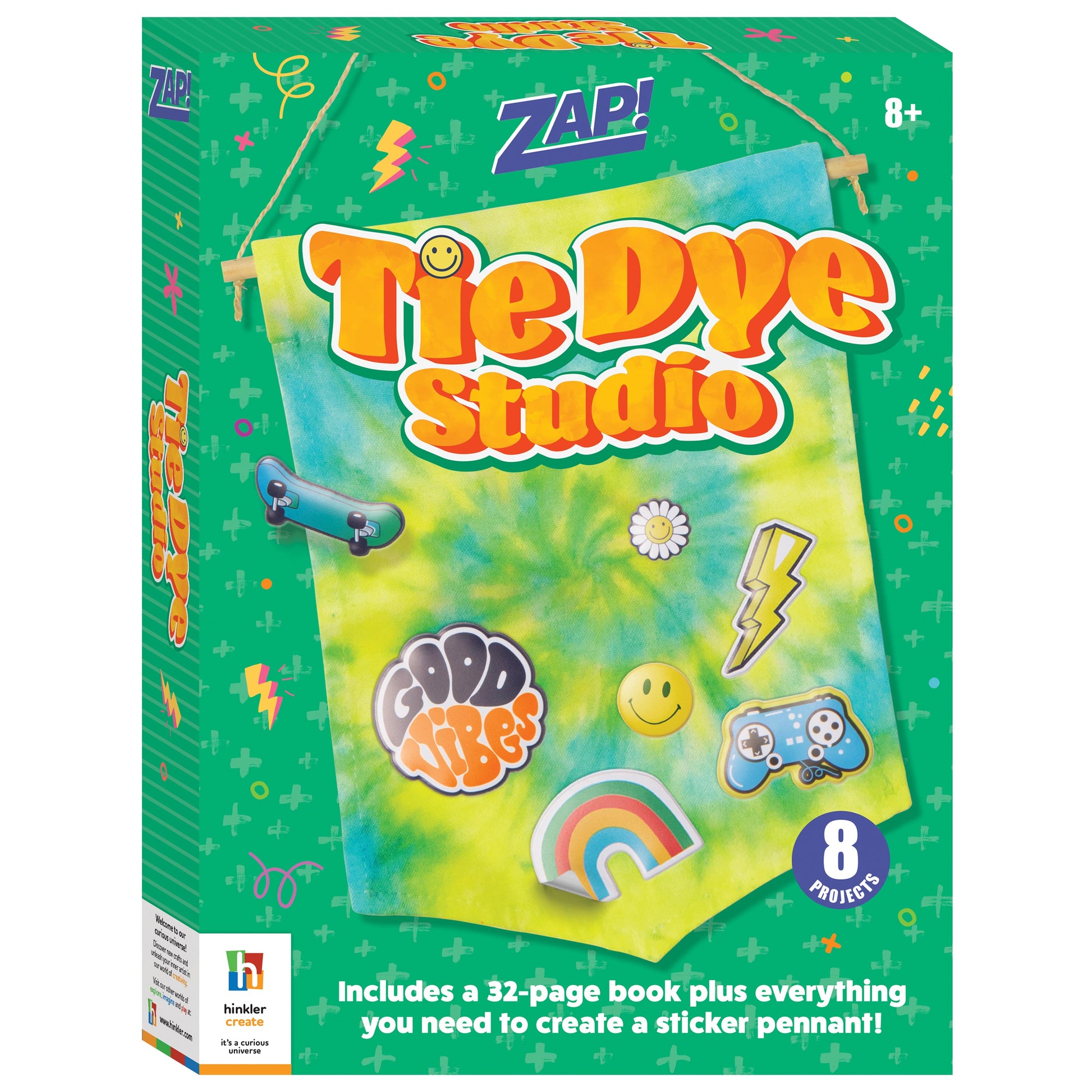 Medium Sea Green Zap Tie Dye Kit Kids Craft Kits