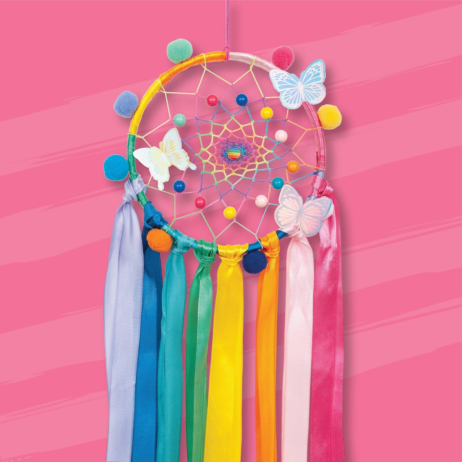 Light Coral Zap DIY Dreamcatcher Kit Kids Craft Kits