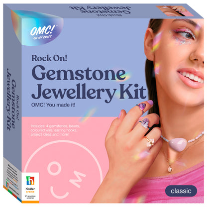 Light Steel Blue Oh My Craft Gemstone Jewellery Kit