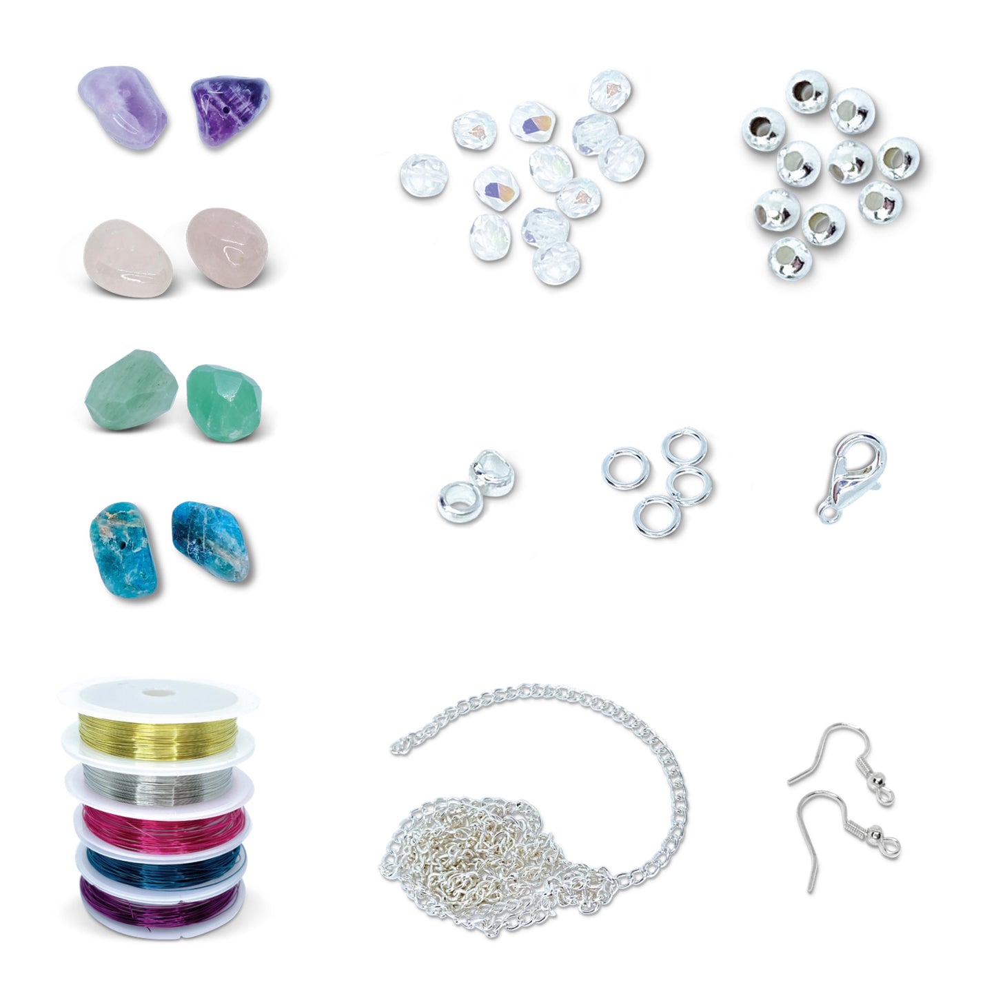 White Smoke Oh My Craft Gemstone Jewellery Kit