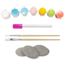 White Smoke Oh My Craft Write On Rock Painting Kit