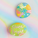 Light Gray Oh My Craft Write On Rock Painting Kit