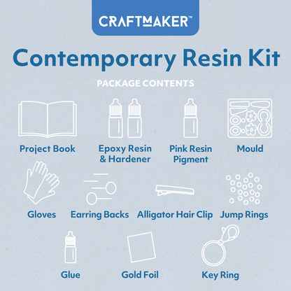 Light Gray Craft Maker Contemporary Resin Kit Resin