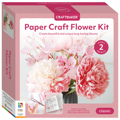White Smoke Craft Maker Paper Flower Kit Papercraft