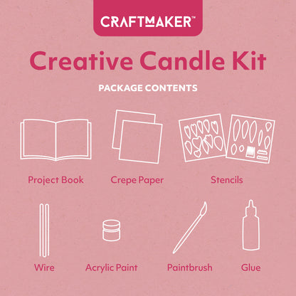 Tan Craft Maker Paper Flower Kit Papercraft