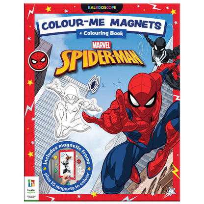 White Smoke Colour Me Magnets - Spider-Man Kids Craft Kits