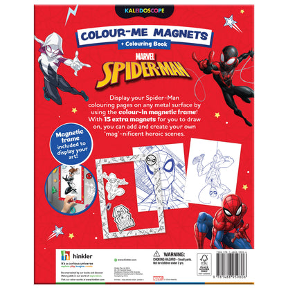 White Smoke Colour Me Magnets - Spider-Man Kids Craft Kits