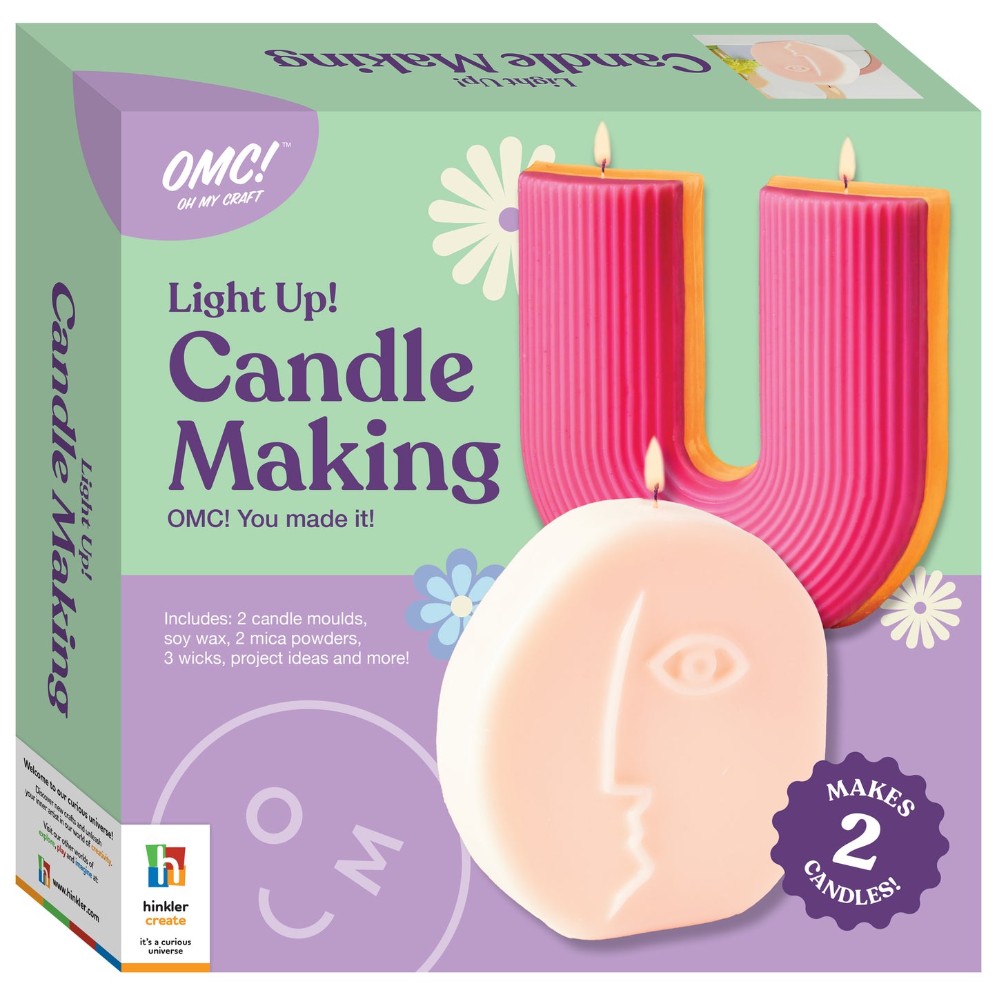 Dark Gray Oh My Craft Candle Making Kit