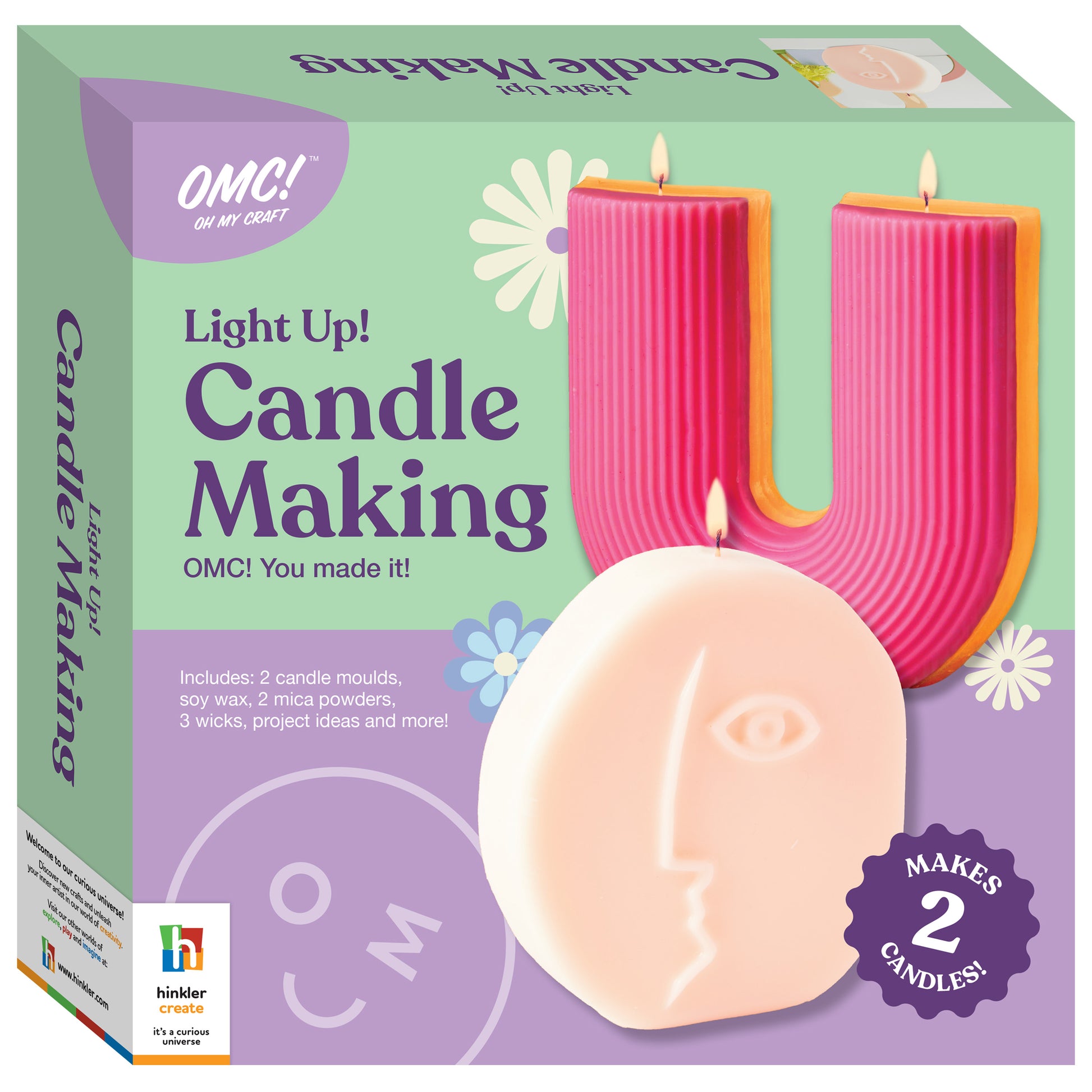 Dark Gray Oh My Craft Candle Making Kit