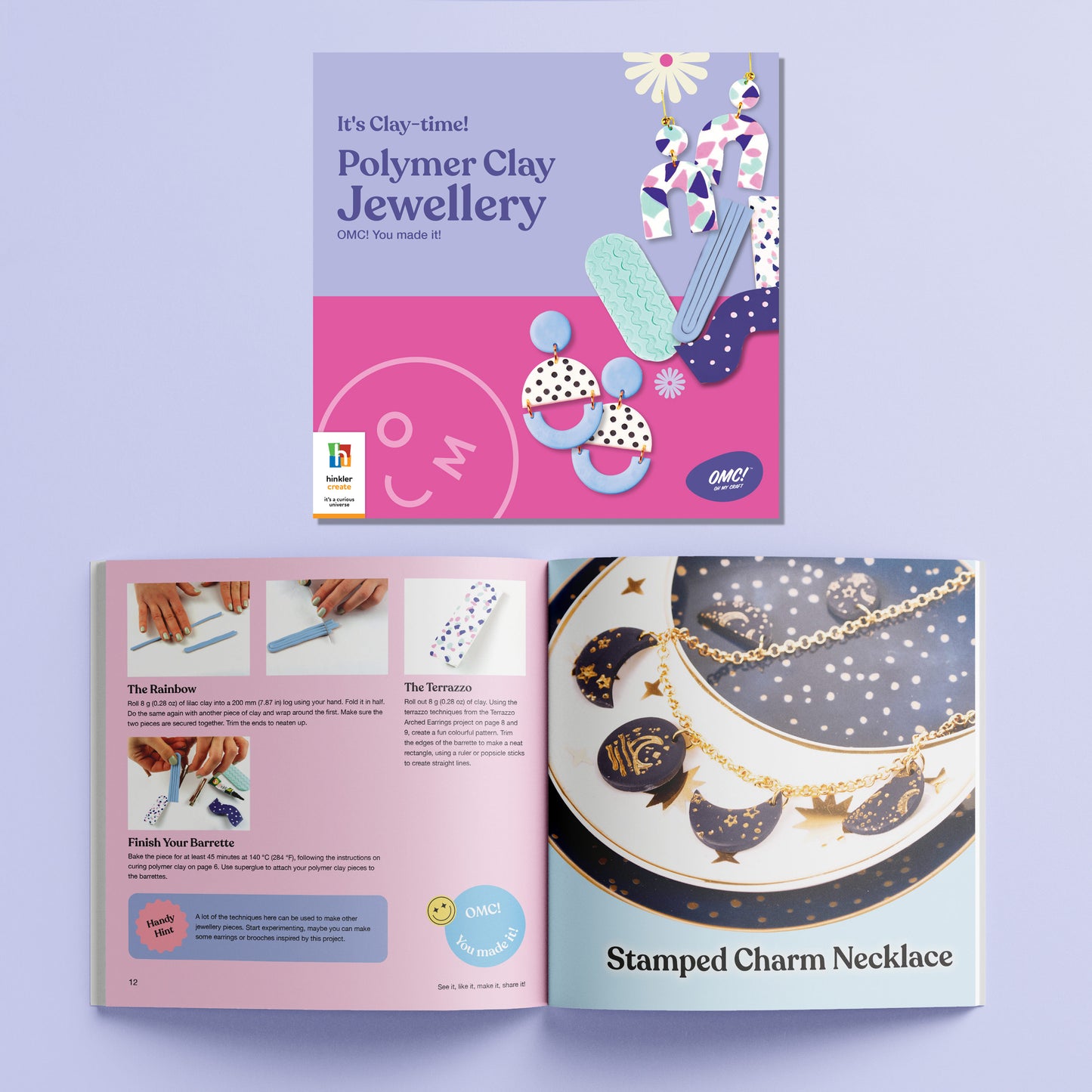 Thistle Oh My Craft Polymer Clay Jewellery Kit Clay