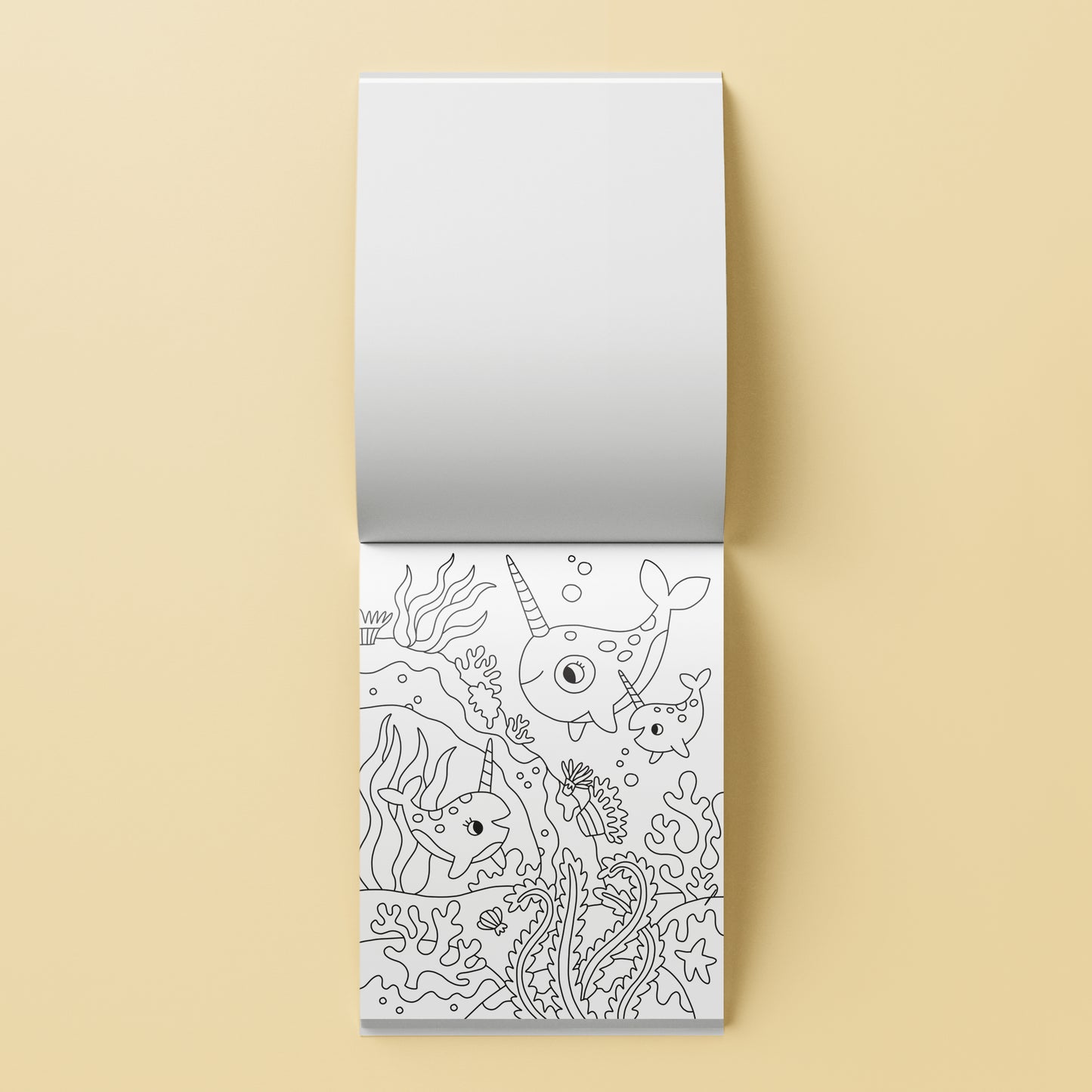 Pale Goldenrod Junior Kaleidoscope Colouring Kit - Too Cute Kids Craft Kits