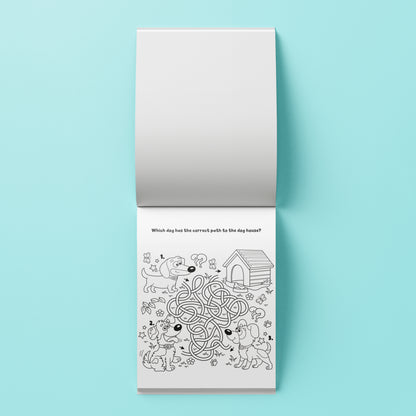 Pale Turquoise Junior Kaleidoscope Colouring Kit - On the Farm Kids Craft Kits
