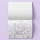 Light Gray Axolotls and Friends Colouring Set with Lap Desk Kids Activities