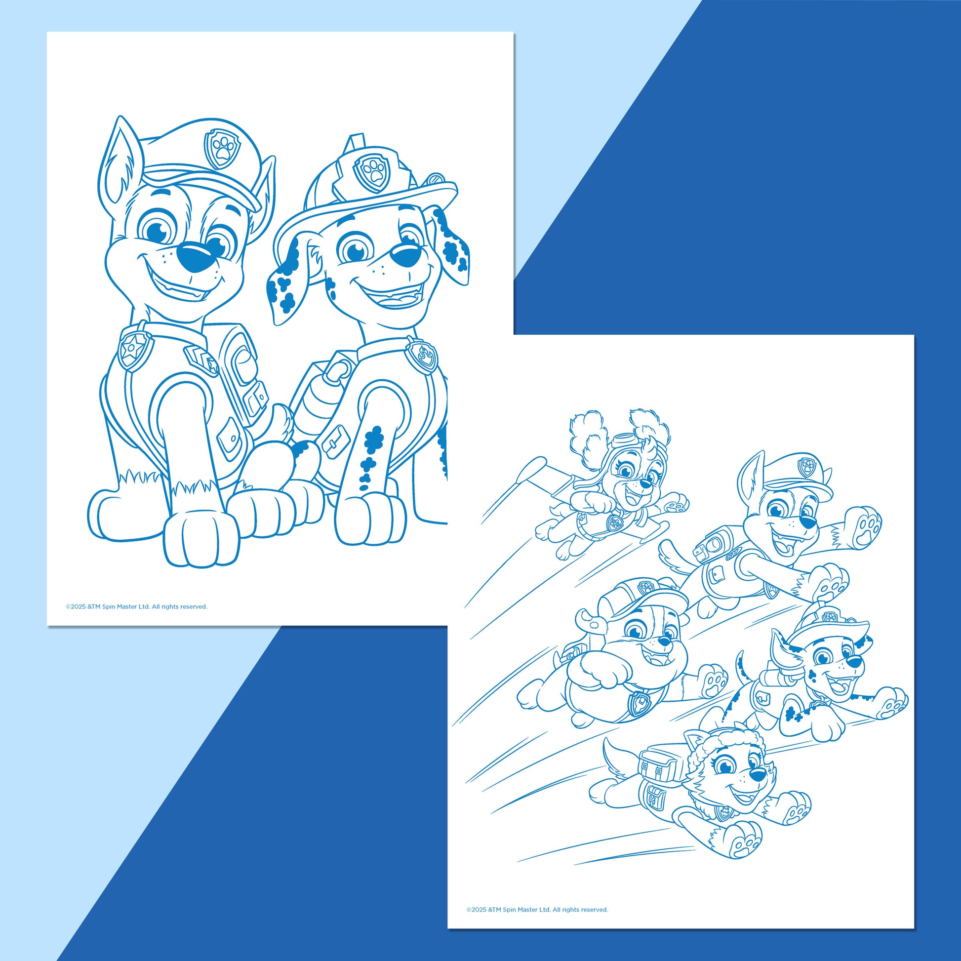 White Smoke Colour Me Magnets - Paw Patrol Kids Craft Kits