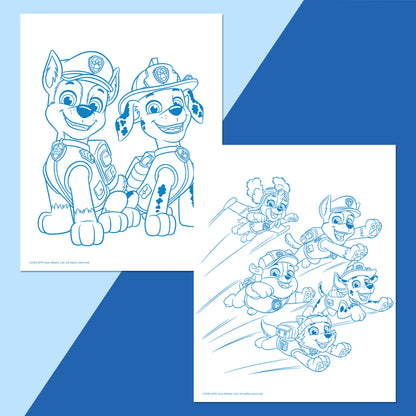 White Smoke Colour Me Magnets - Paw Patrol Kids Craft Kits