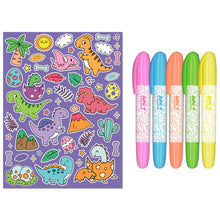White Smoke Junior Kaleidoscope Colouring Kit - Dinosaurs Kids Craft Kits