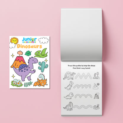 Thistle Junior Kaleidoscope Colouring Kit - Dinosaurs Kids Craft Kits