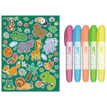 White Smoke Junior Kaleidoscope Colouring Kit - Jungle Fun Kids Craft Kits