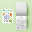 Light Gray Junior Kaleidoscope Colouring Kit - Jungle Fun Kids Craft Kits