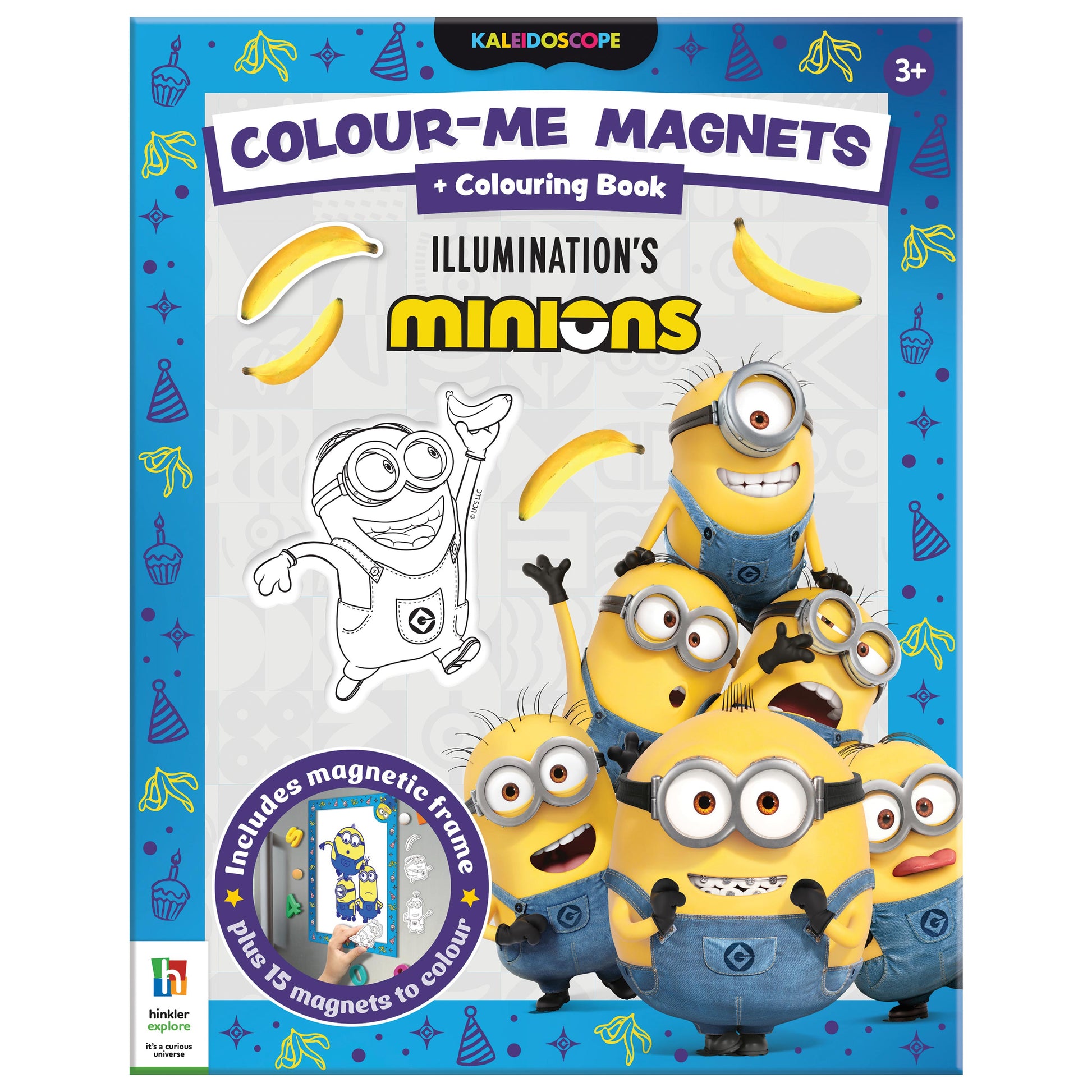 Lavender Colour Me Magnets - Minions Kids Craft Kits