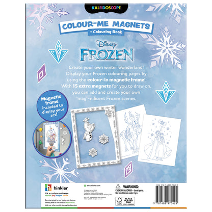 White Smoke Colour Me Magnets - Frozen Kids Craft Kits