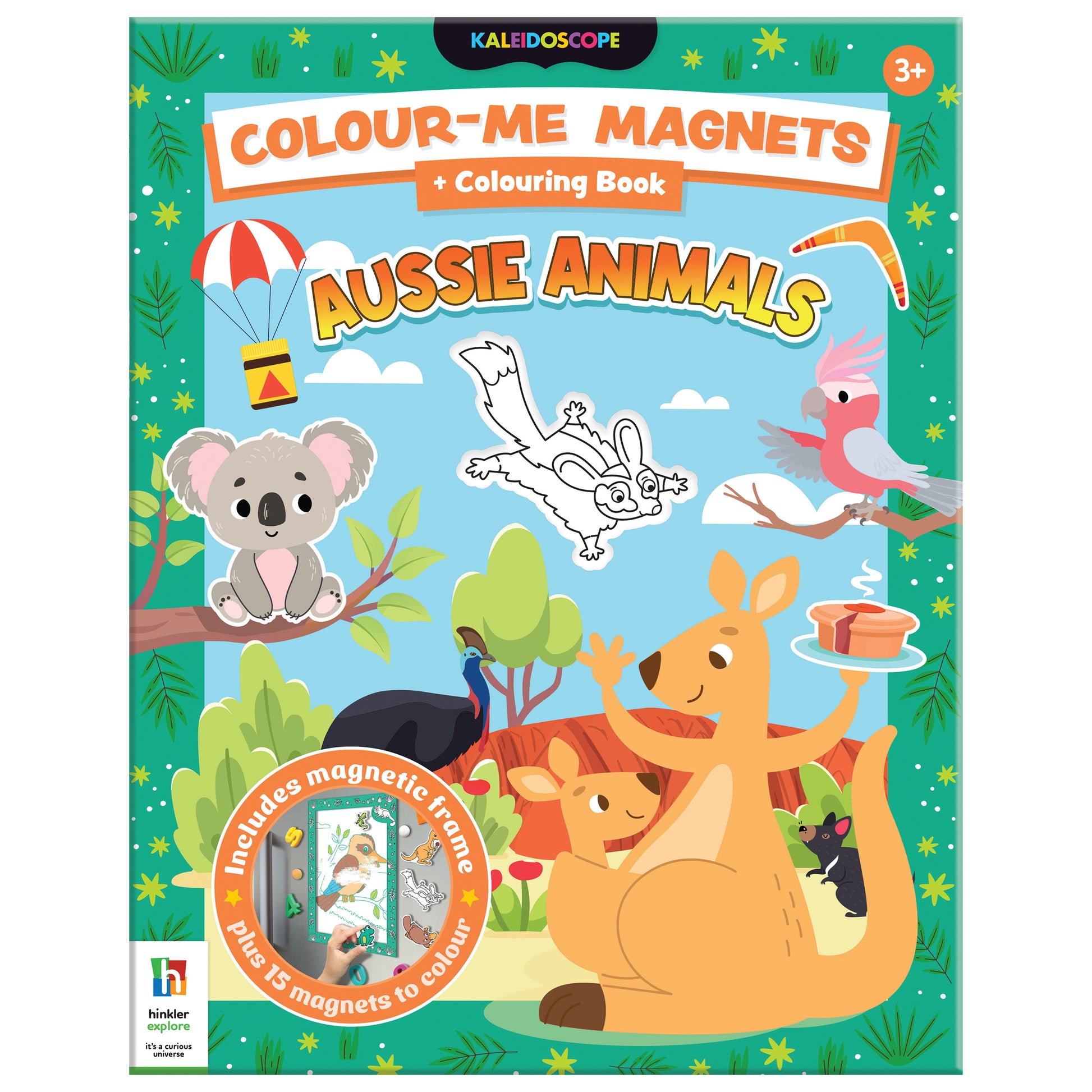 Sandy Brown Colour Me Magnets - Aussie Animals Kids Craft Kits