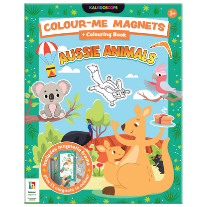 Sandy Brown Colour Me Magnets - Aussie Animals Kids Craft Kits