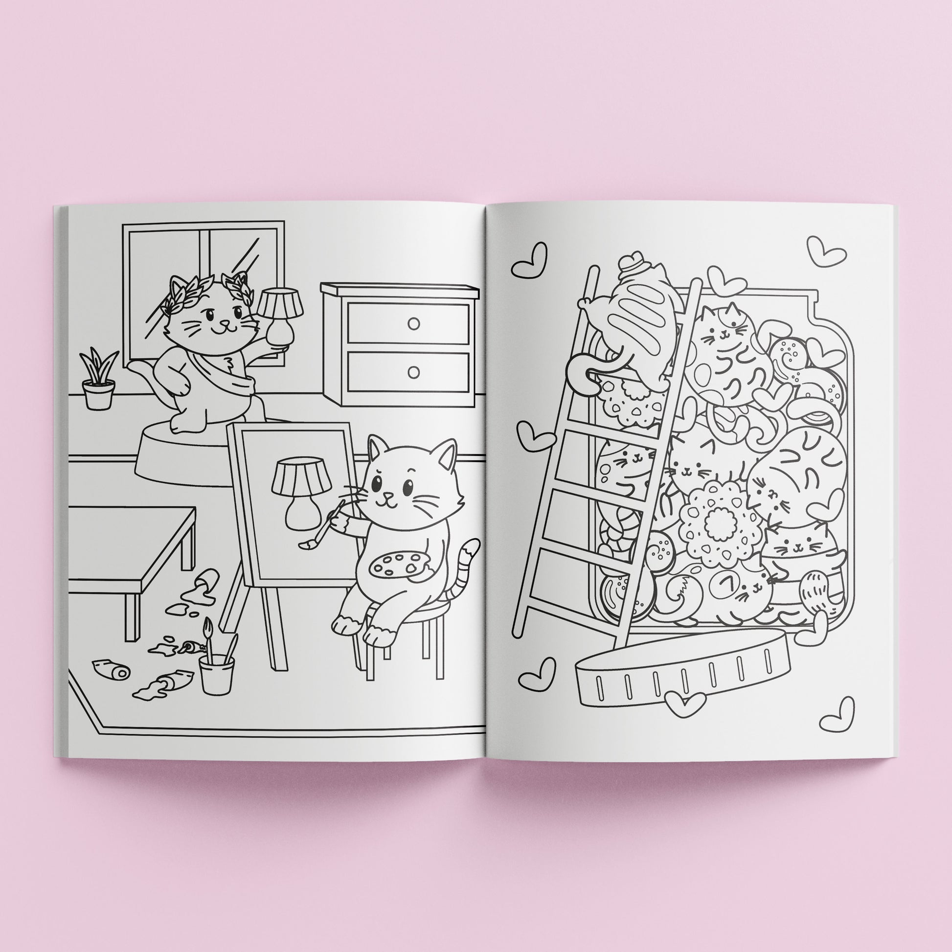 Gray Kaleidoscope Sticker Colouring - Pets Unleashed Kids Craft Kits