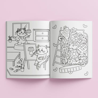 Gray Kaleidoscope Sticker Colouring - Pets Unleashed Kids Craft Kits