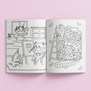 Gray Kaleidoscope Sticker Colouring - Pets Unleashed Kids Craft Kits