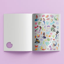 Light Gray Kaleidoscope Sticker Colouring - Mermaid Tales Kids Craft Kits
