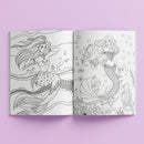 Gray Kaleidoscope Sticker Colouring - Mermaid Tales Kids Craft Kits