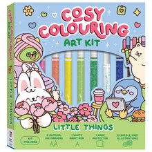 Dark Khaki Cosy Colouring Art Kit - Little Things Kids Craft Kits