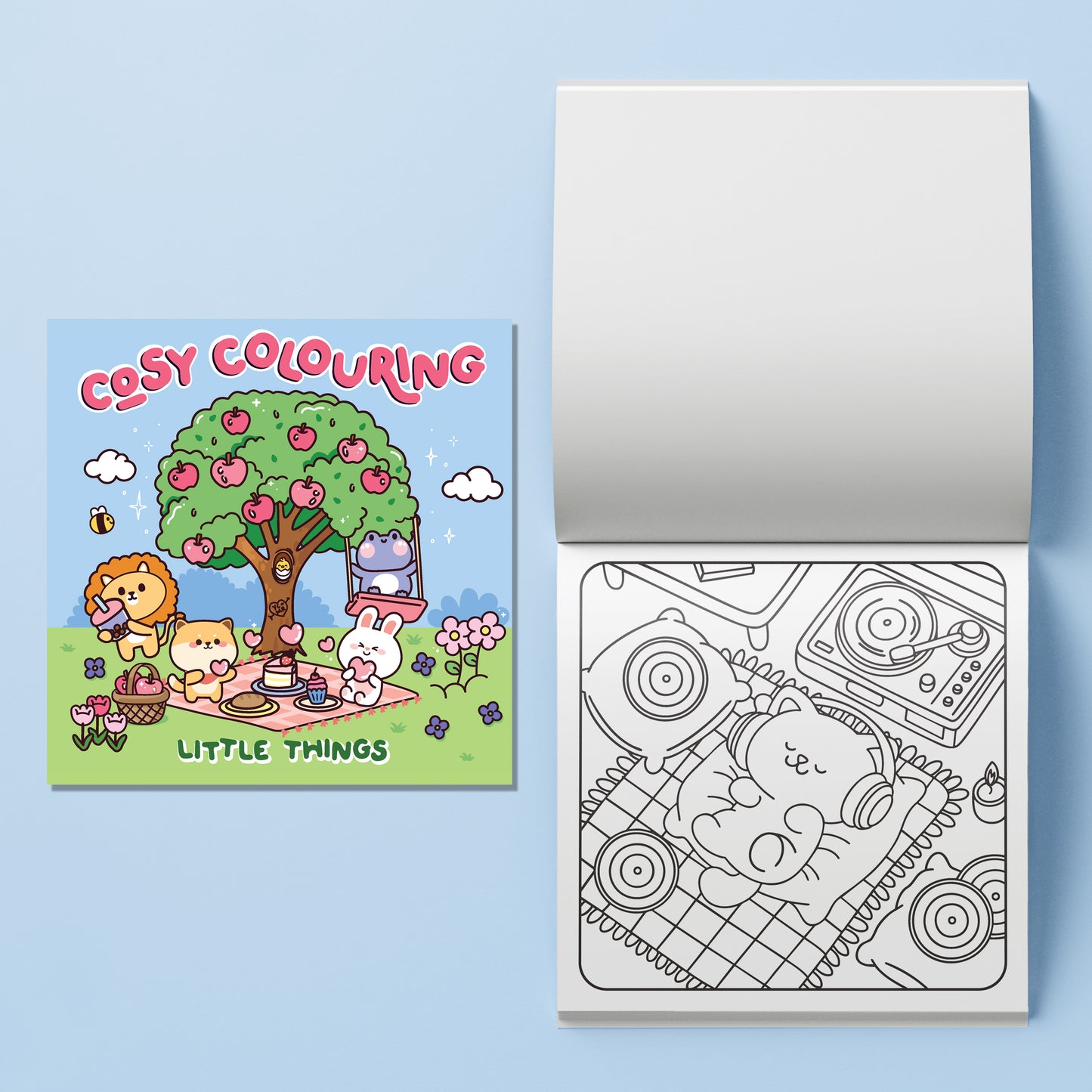 Lavender Cosy Colouring Art Kit - Little Things Kids Craft Kits