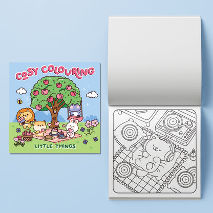 Lavender Cosy Colouring Art Kit - Little Things Kids Craft Kits