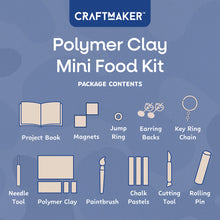 Light Slate Gray Craft Maker Polymer Clay Mini Foods Kit Clay