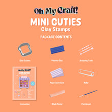 Sandy Brown Oh My Craft Mini Cuties Clay Stamps Kit Clay