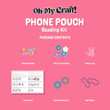 Light Coral Oh My Craft Phone Pouch Beading Kit Beading