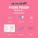 Light Coral Oh My Craft Phone Pouch Beading Kit Beading