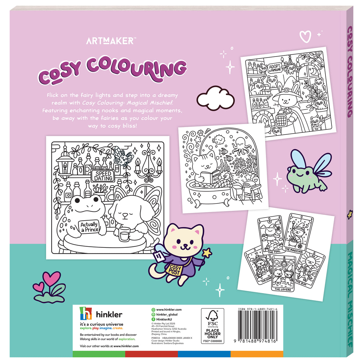 Thistle Cosy Colouring - Magical Mischief Kids Craft Kits