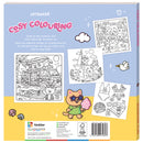 Light Steel Blue Cosy Colouring - Sunshine Days Kids Craft Kits