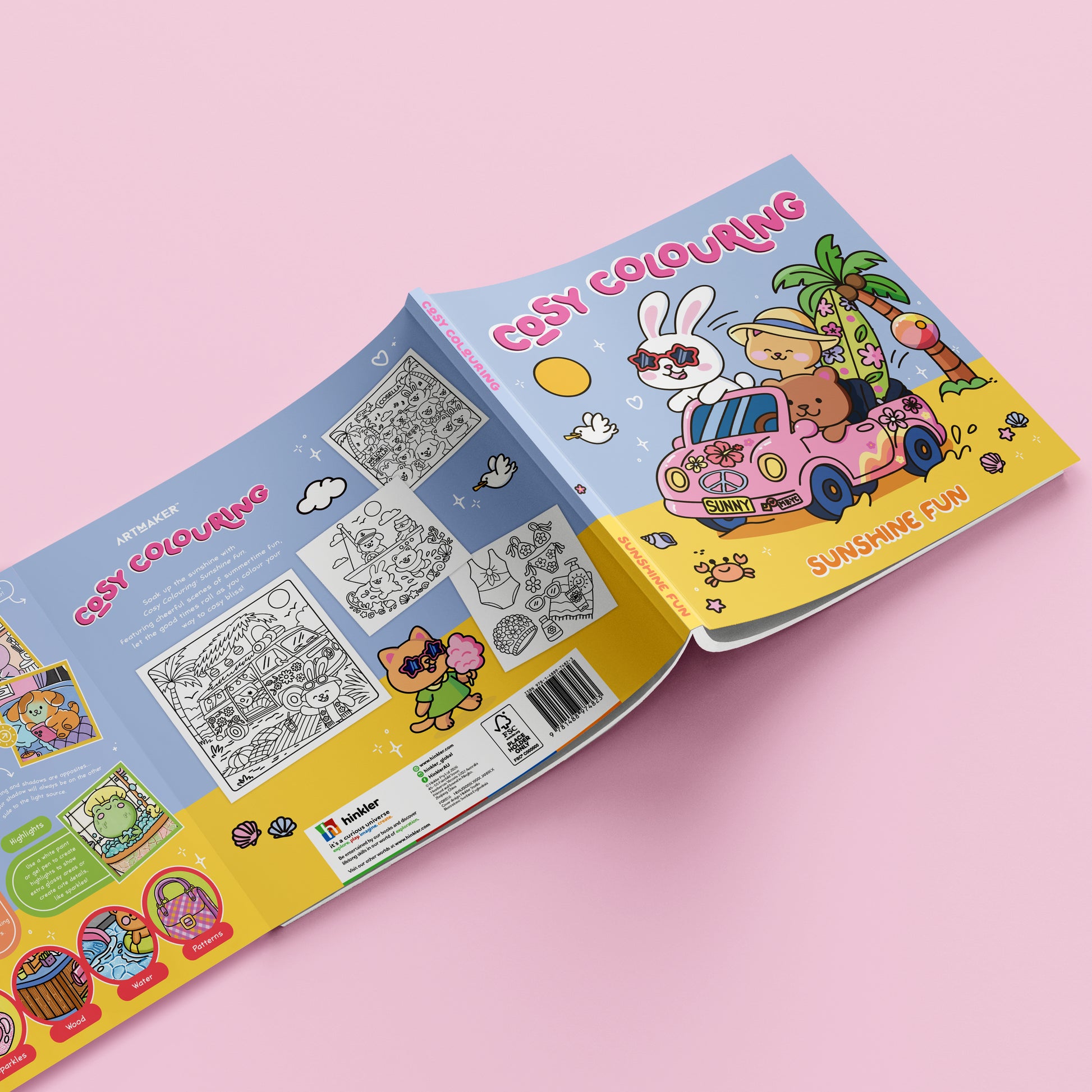 Thistle Cosy Colouring - Sunshine Days Kids Craft Kits