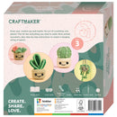 Misty Rose Craft Maker Cute Crochet Plants Kit Crochet