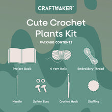 Cadet Blue Craft Maker Cute Crochet Plants Kit Crochet