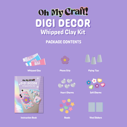Light Steel Blue Oh My Craft Digi Decor Mini Kit