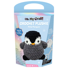 White Smoke Oh My Craft Midi Crochet Plushie - Pete Penguin Crochet