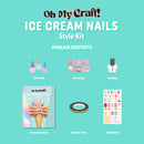 Medium Aquamarine Oh My Craft Ice Cream Glam Nail Art Kit