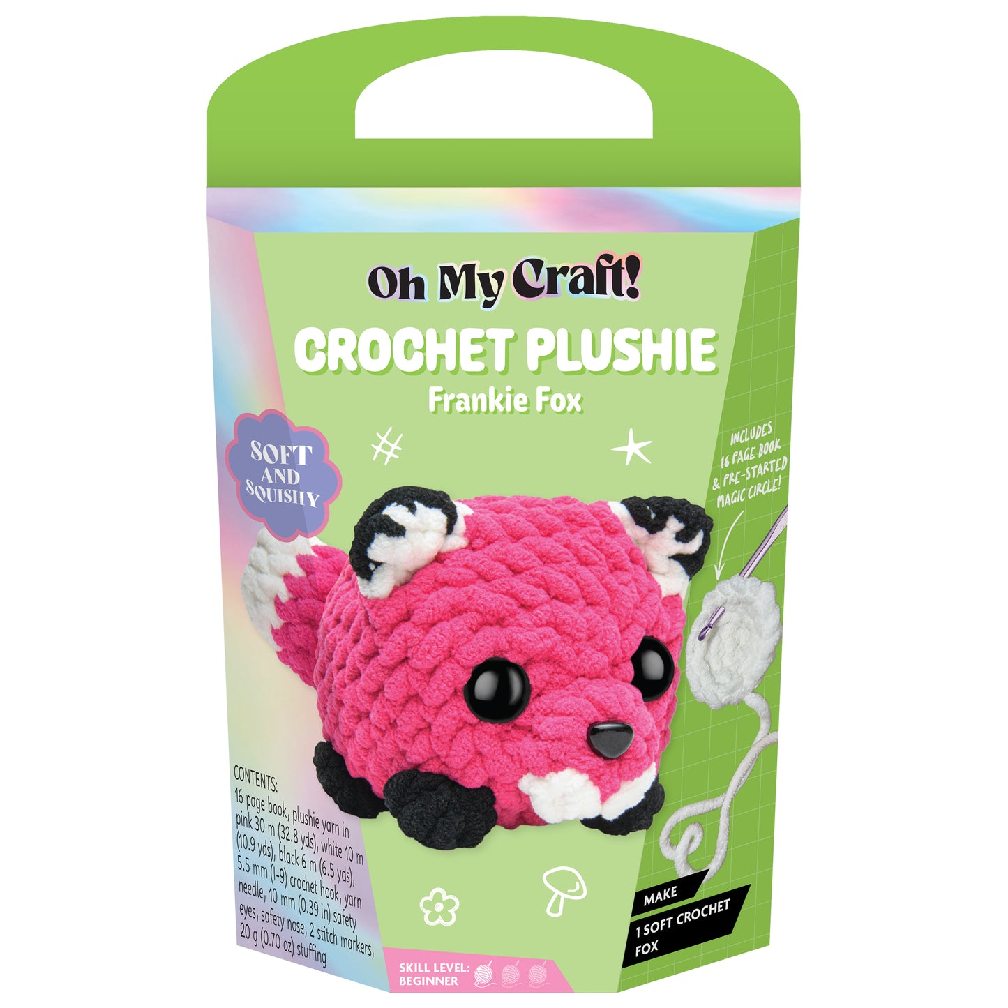 Tan Oh My Craft Midi Crochet Plushie - Frankie Fox Crochet