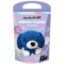 White Smoke Oh My Craft Midi Crochet Plushie - Denver Dog Crochet