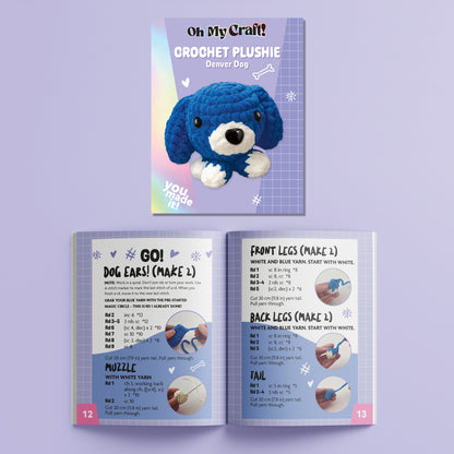 Thistle Oh My Craft Midi Crochet Plushie - Denver Dog Crochet